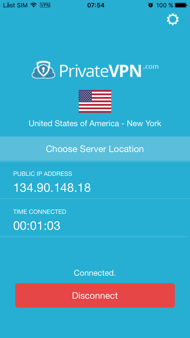 iOS VPN App released