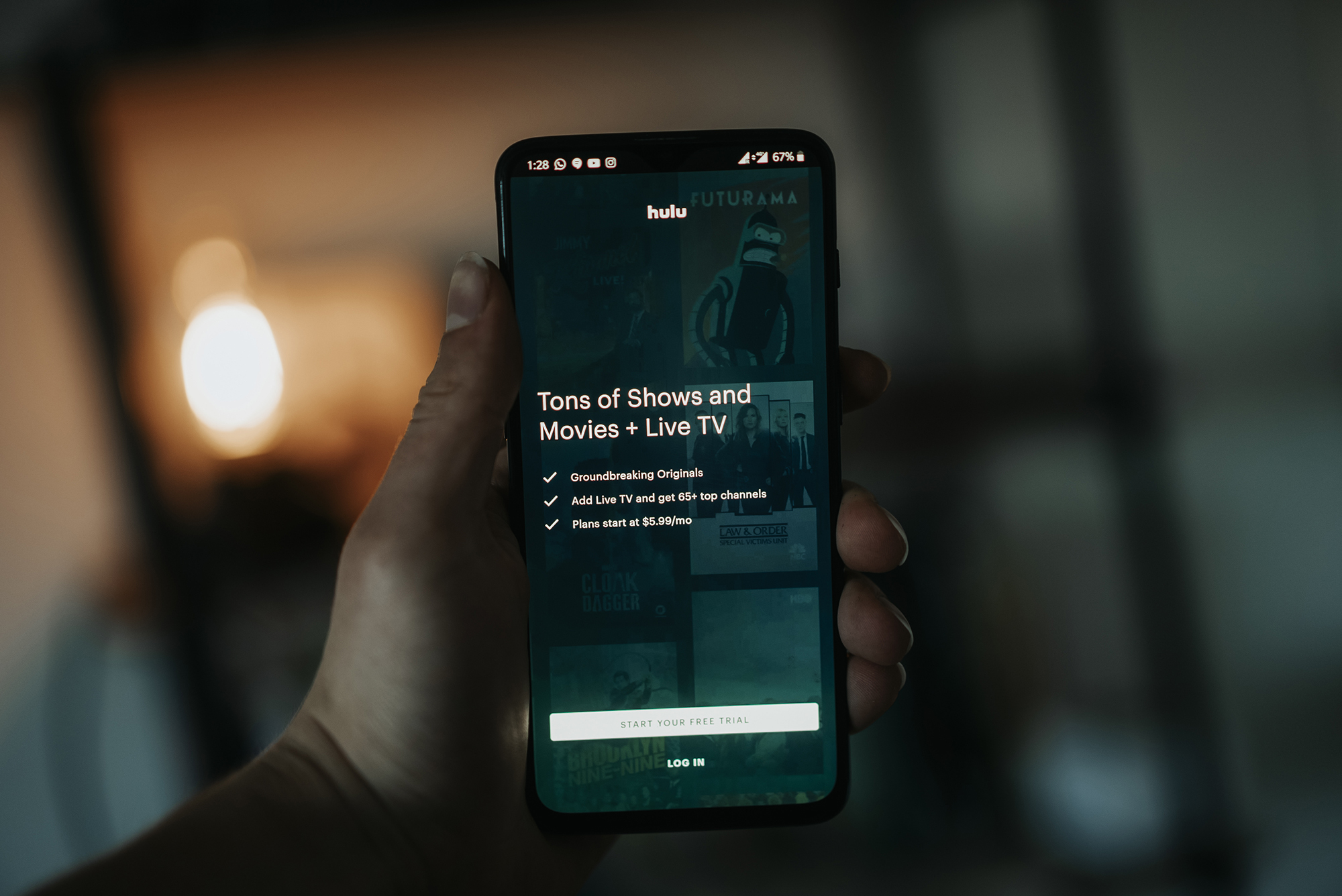 Can you watch hulu on your phone Clearance
