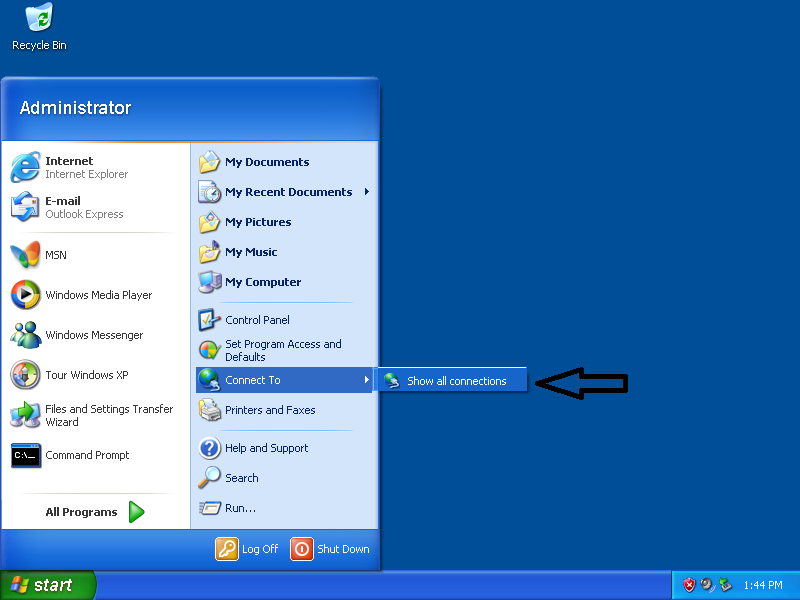 Setting Up PrivateVPN PPTP connection on Your Windows XP device