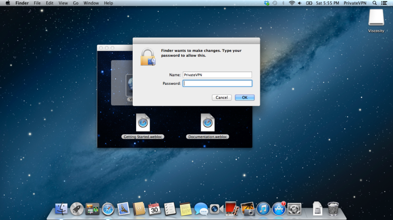 Enter your Mac user password