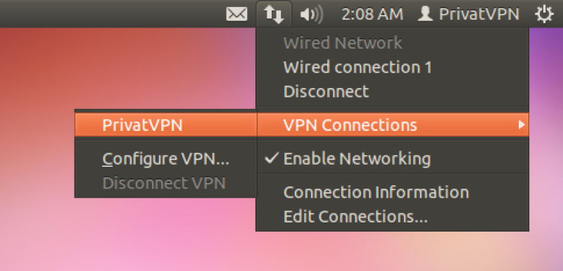 VPN Connections Option