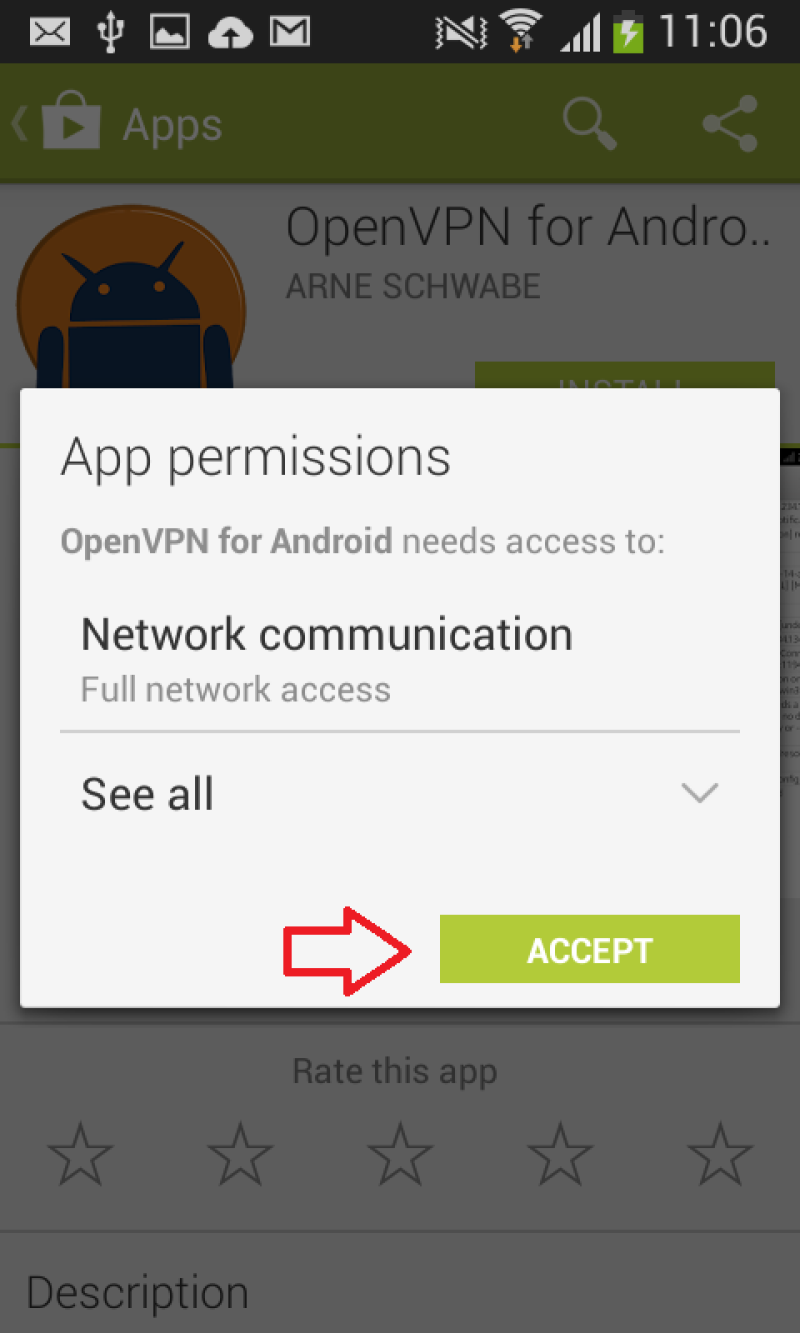 OpenVPN App Permissions