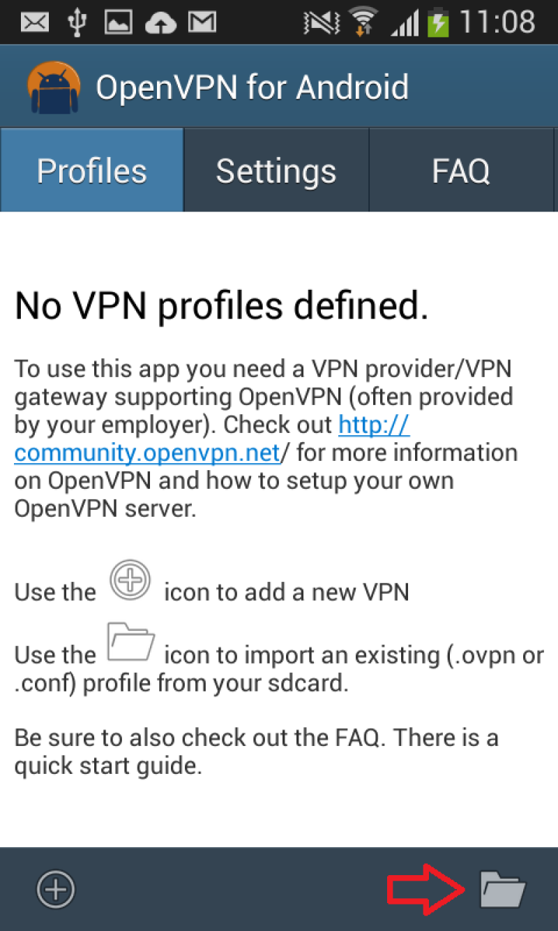 No VPN Profiles