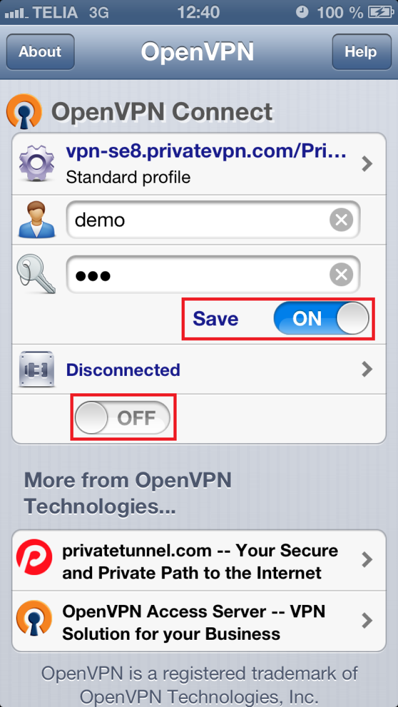 OpenVPN Connect