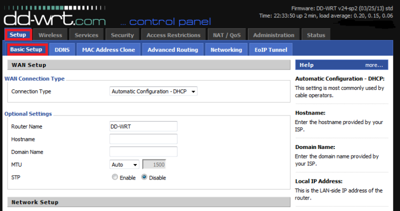 Setting Up PrivateVPN OpenVPN (Startup script) connection On DD-WRT routers