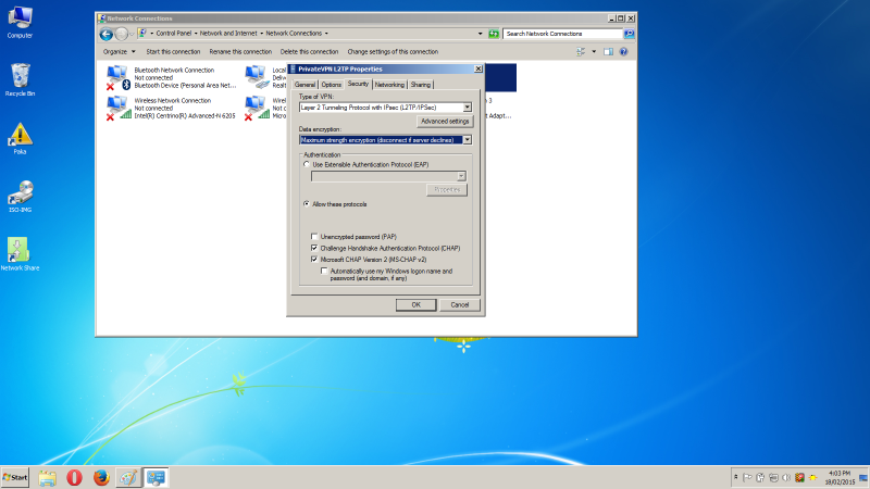 Windows 7 security tab