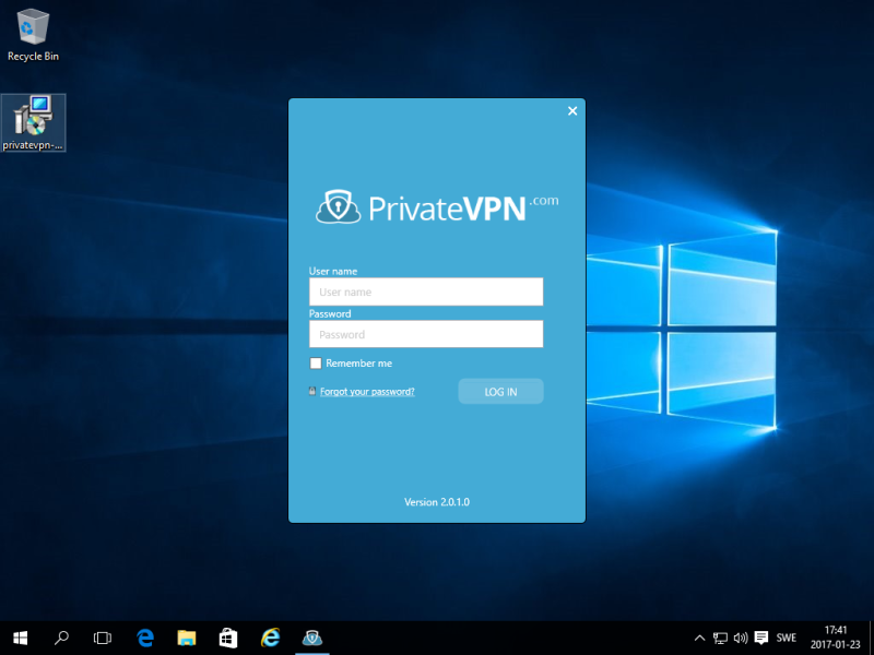 PrivateVPN Log In