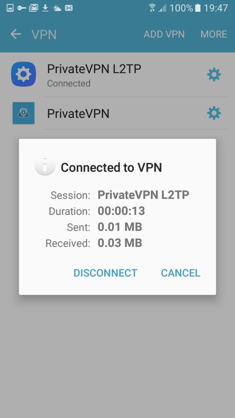 Enjoy your private internet surf on your Android device