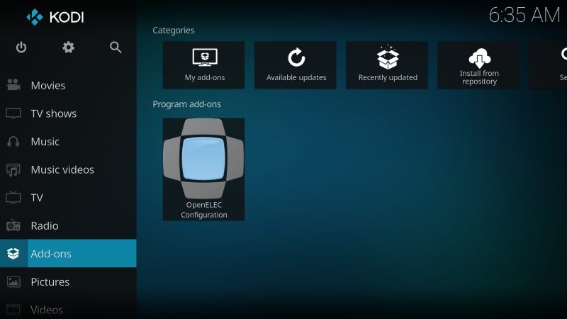 openelec kodi download as zip file