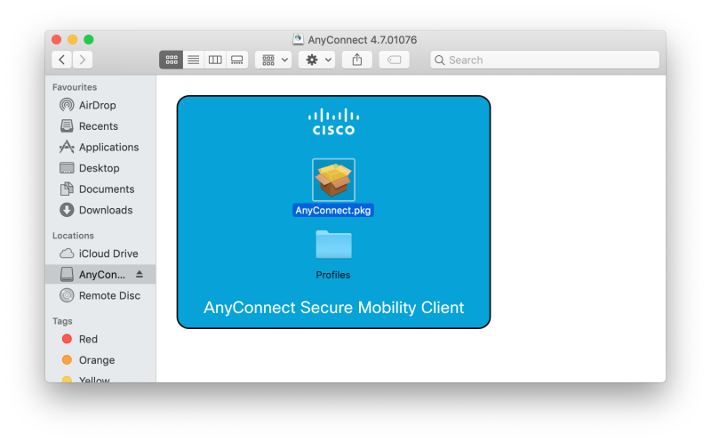 Cisco AnyConnect Secure Mobility Client File